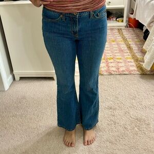 Vintage Y2K Jeans 10P Jeanstar Low Rise Bootcut Kick Flare Blue Medium Wash